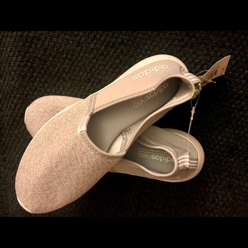 Adidas Neo Cloudfoam Lite Racer Slip On Shoe